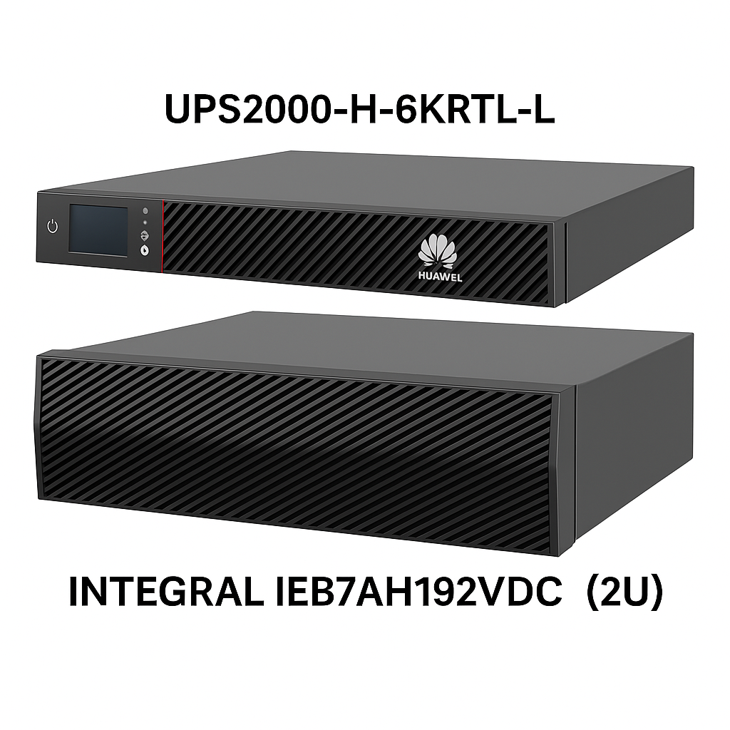 UPS2000-H-6KRTL-L +  INTEGRAL IEB7AH192VDC (2U)