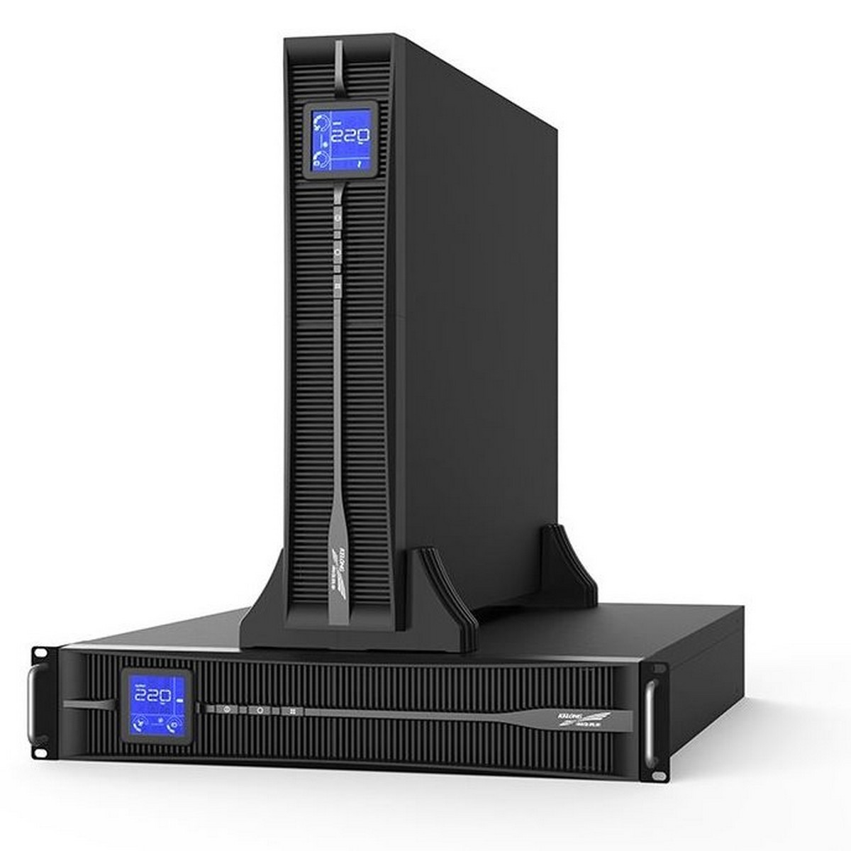 UPS-10kVA-RK-192V-IEC  UPS 10kVA, tipo rack, 192VDC, con conector IEC."