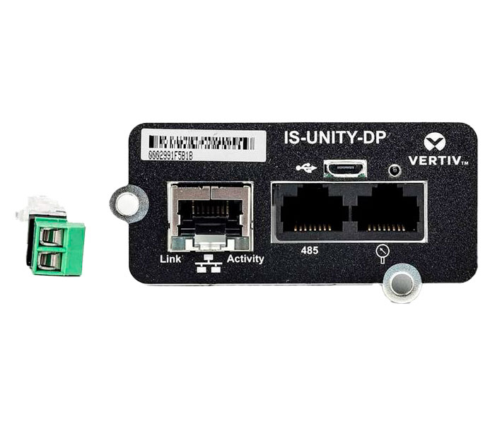 Tarjeta de Comunicación Vertiv IS-UNITY-DP – SNMP/Modbus/BACnet